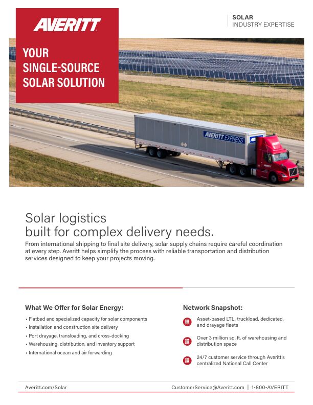Your Single-Source Solar Solution